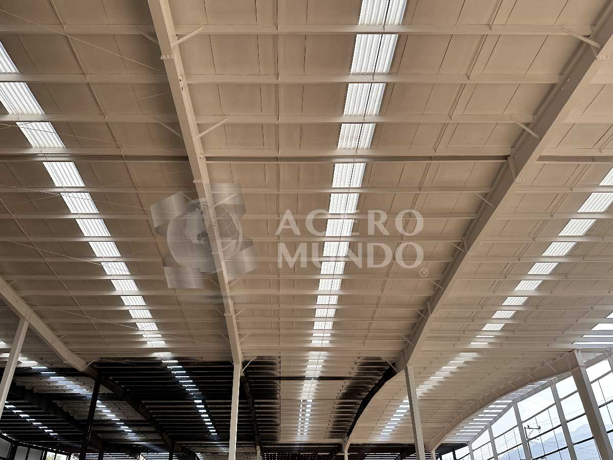 Láminas de acrílico para techos - Soluciones en acero
